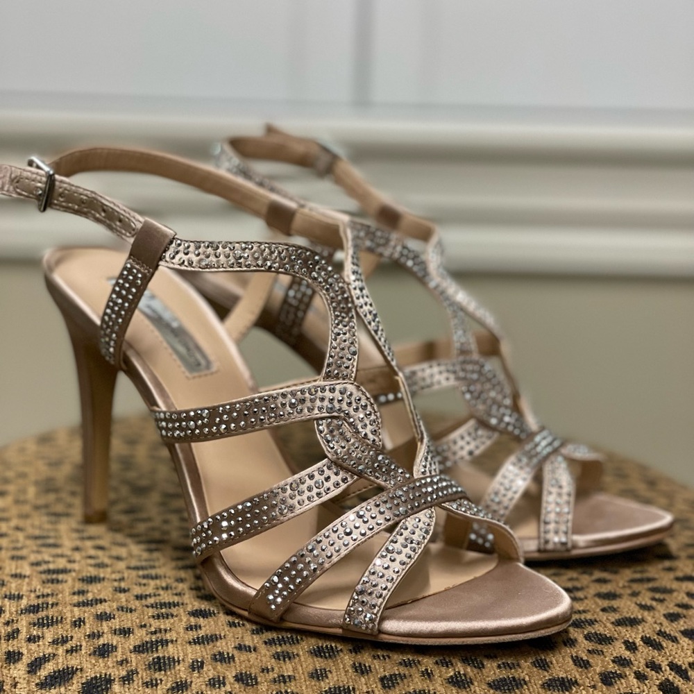 INC rhinestone formal heels. Size 7. Brand new